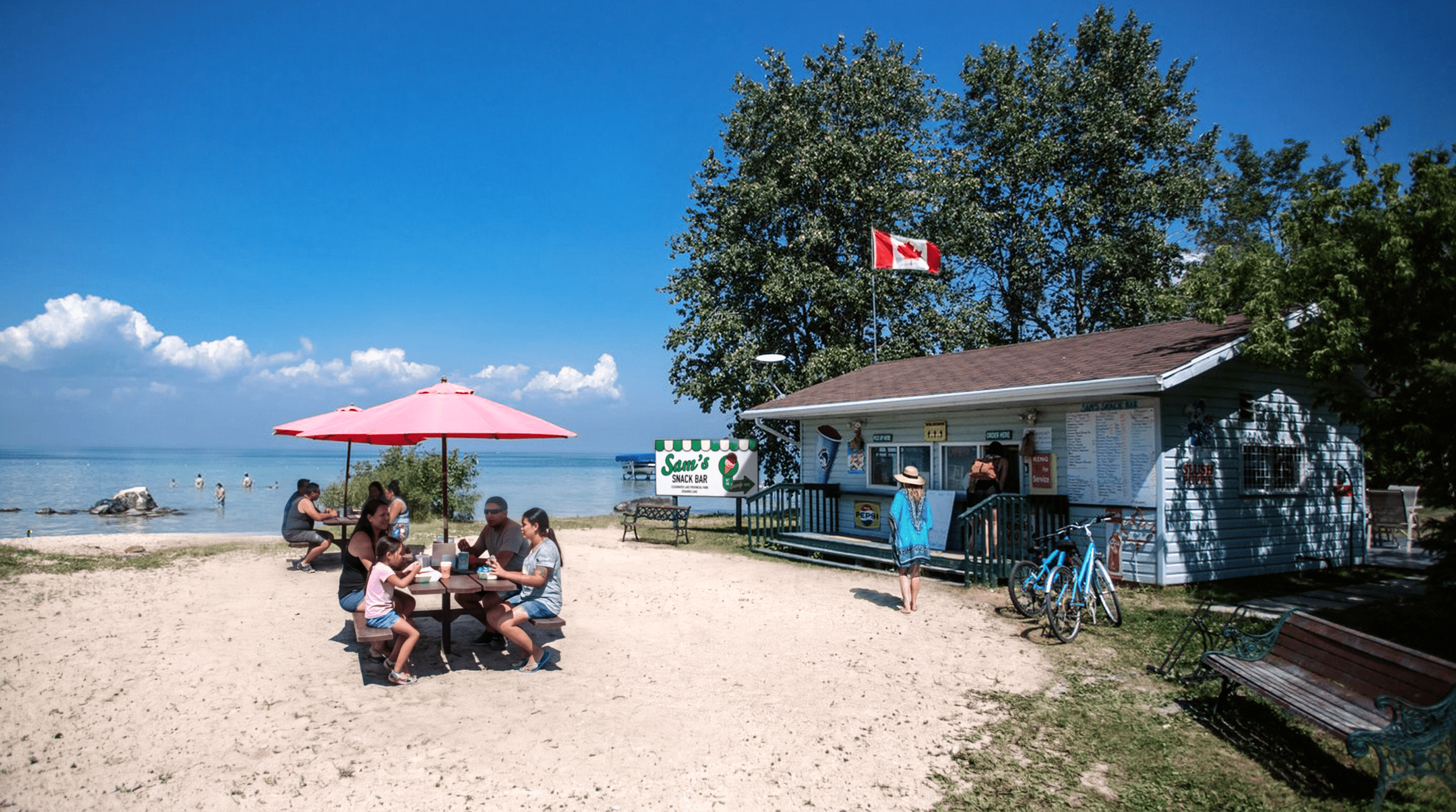Sam's Snack Bar at Clearwater Lake